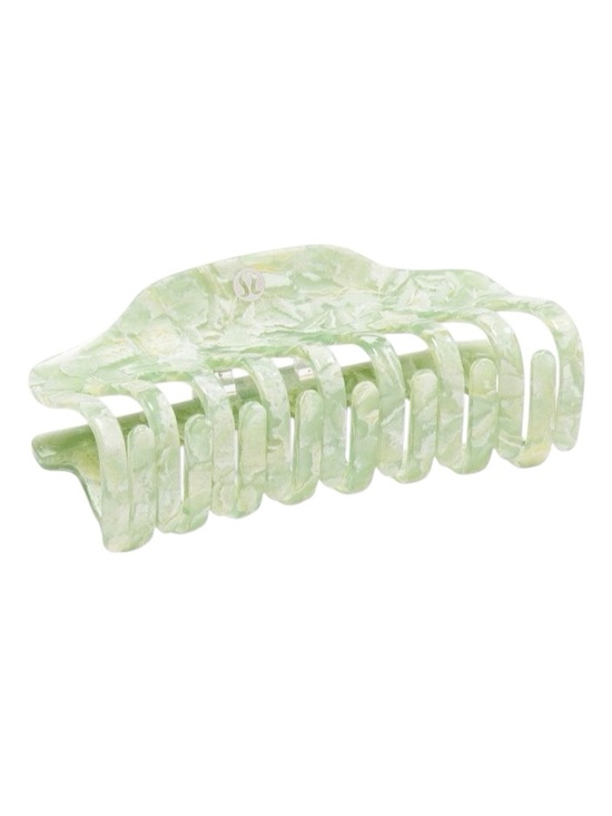 lululemon athletica Accessories - Lululemon Jumbo Claw Clip Willow Leaf/Matcha Magic